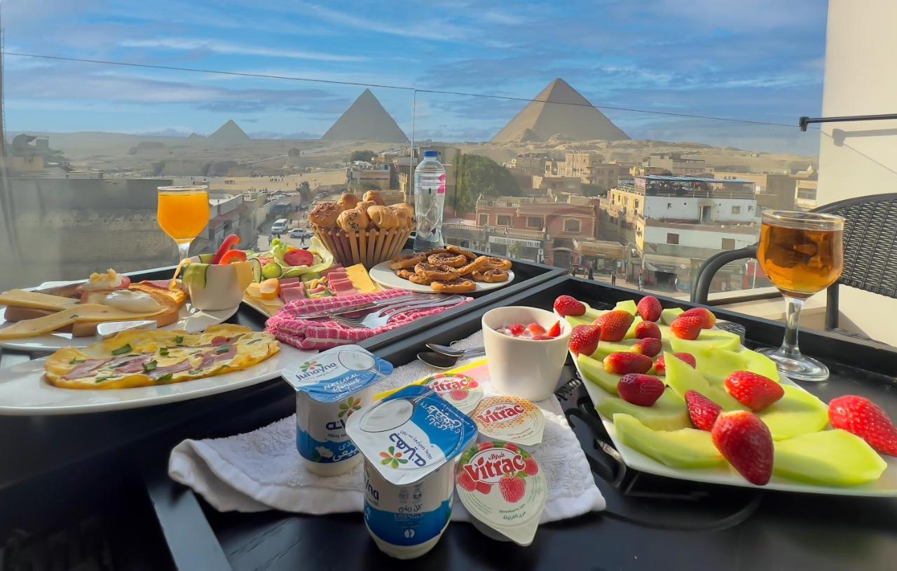 Hotel Steps In Pyramids View Kafret el-Gabal Exterior foto