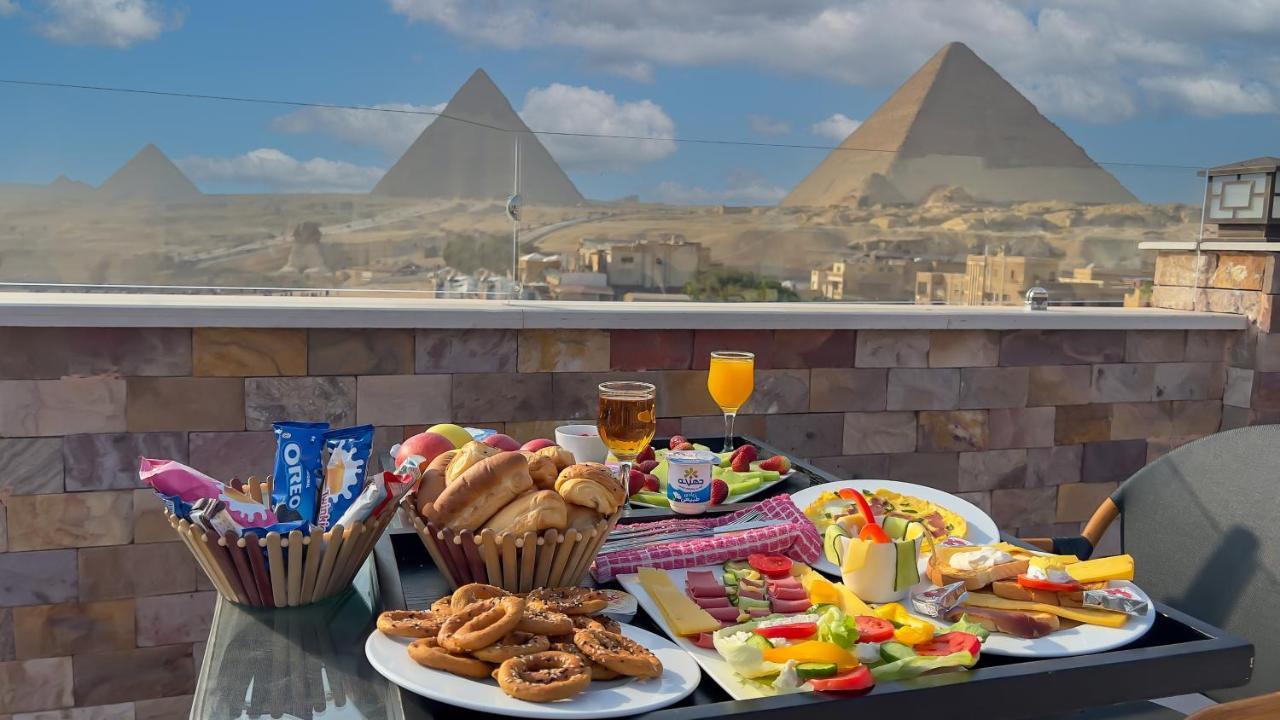 Hotel Steps In Pyramids View Kafret el-Gabal Exterior foto