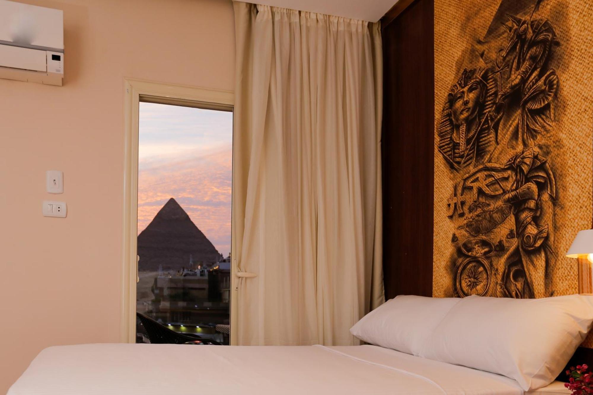 Hotel Steps In Pyramids View Kafret el-Gabal Exterior foto