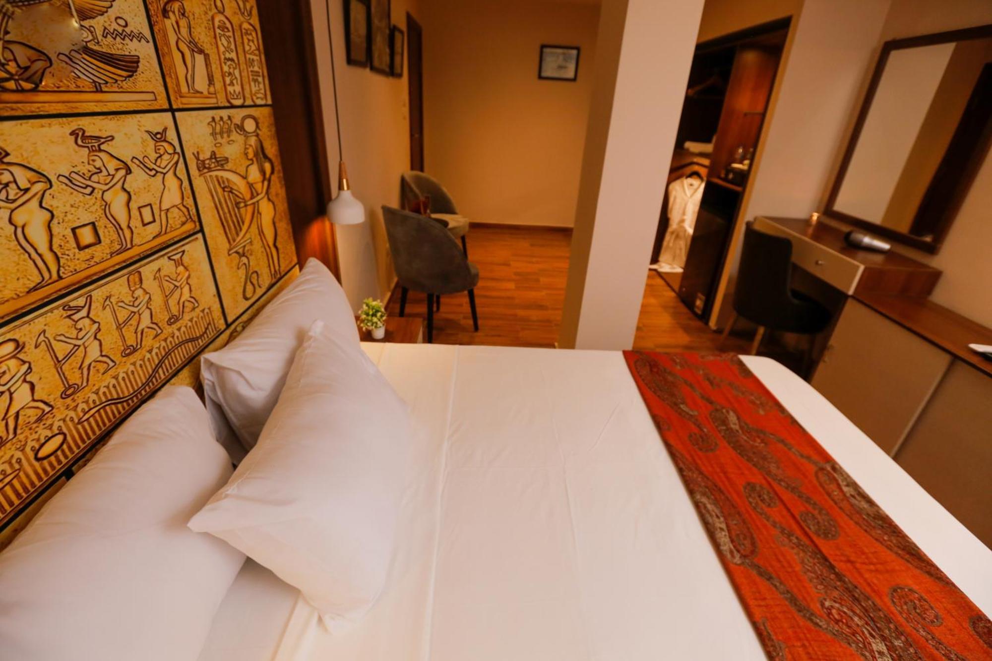 Hotel Steps In Pyramids View Kafret el-Gabal Exterior foto